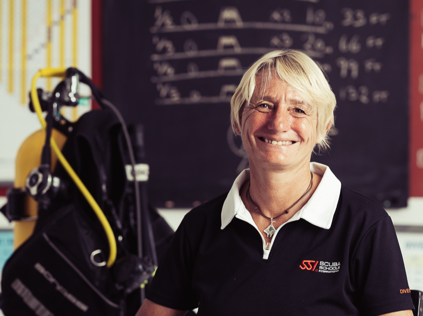 Audrey, NAUI Instructor Trainer and owner of The Dive Academy