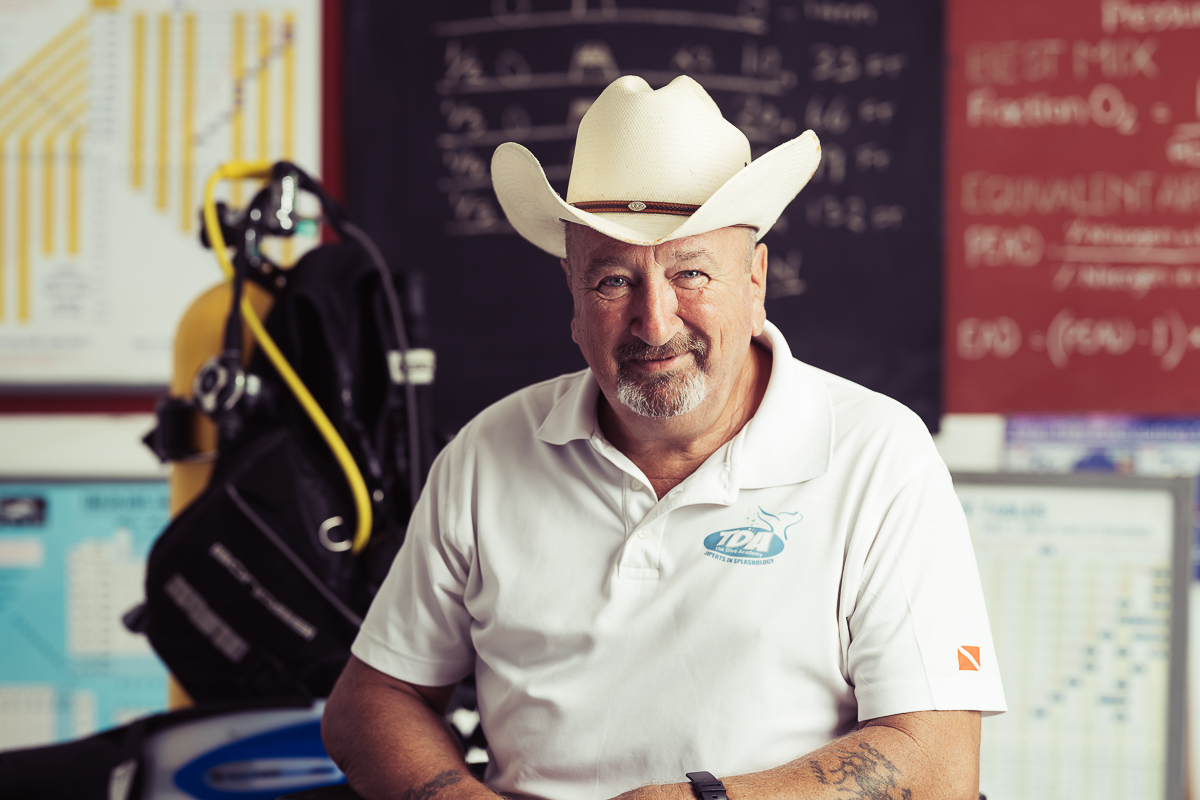 Paul, NAUI Course Director and owner of The Dive Academy